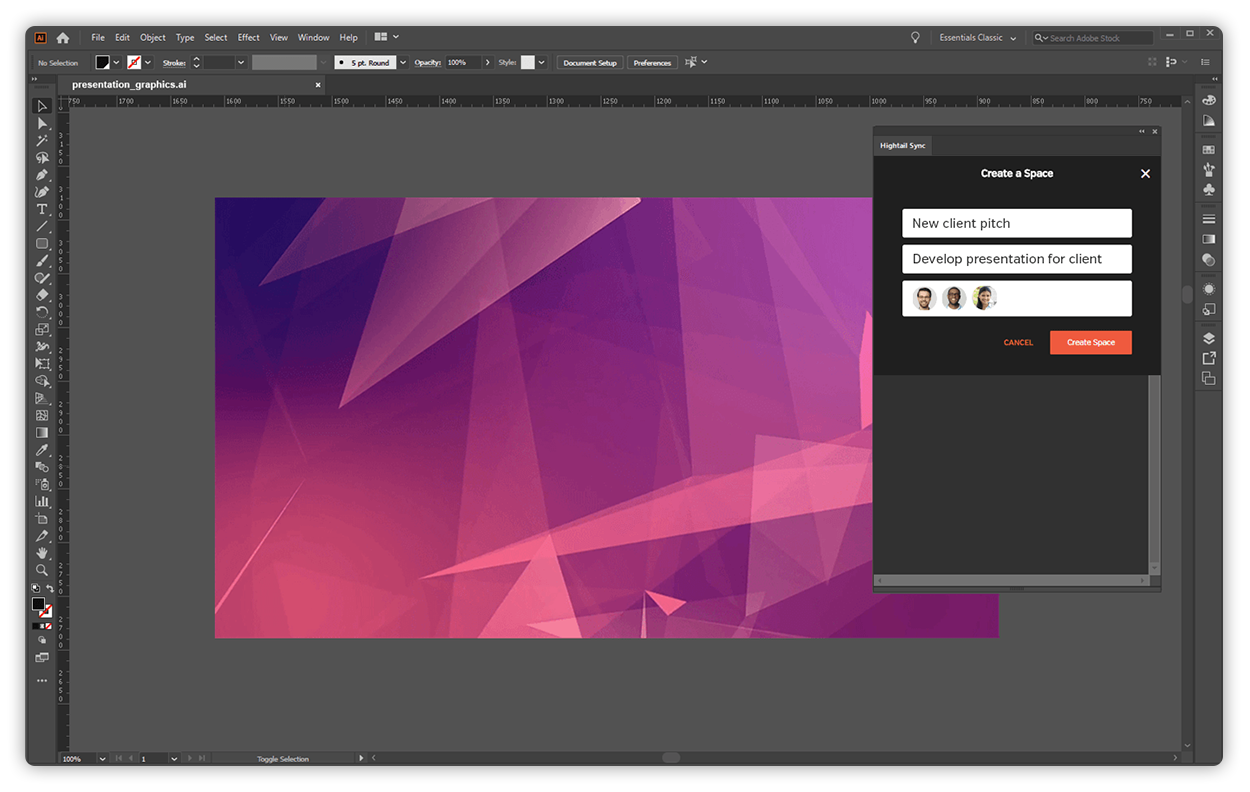 Respond to feedback and sync latest versions without leaving Adobe Creative applications
